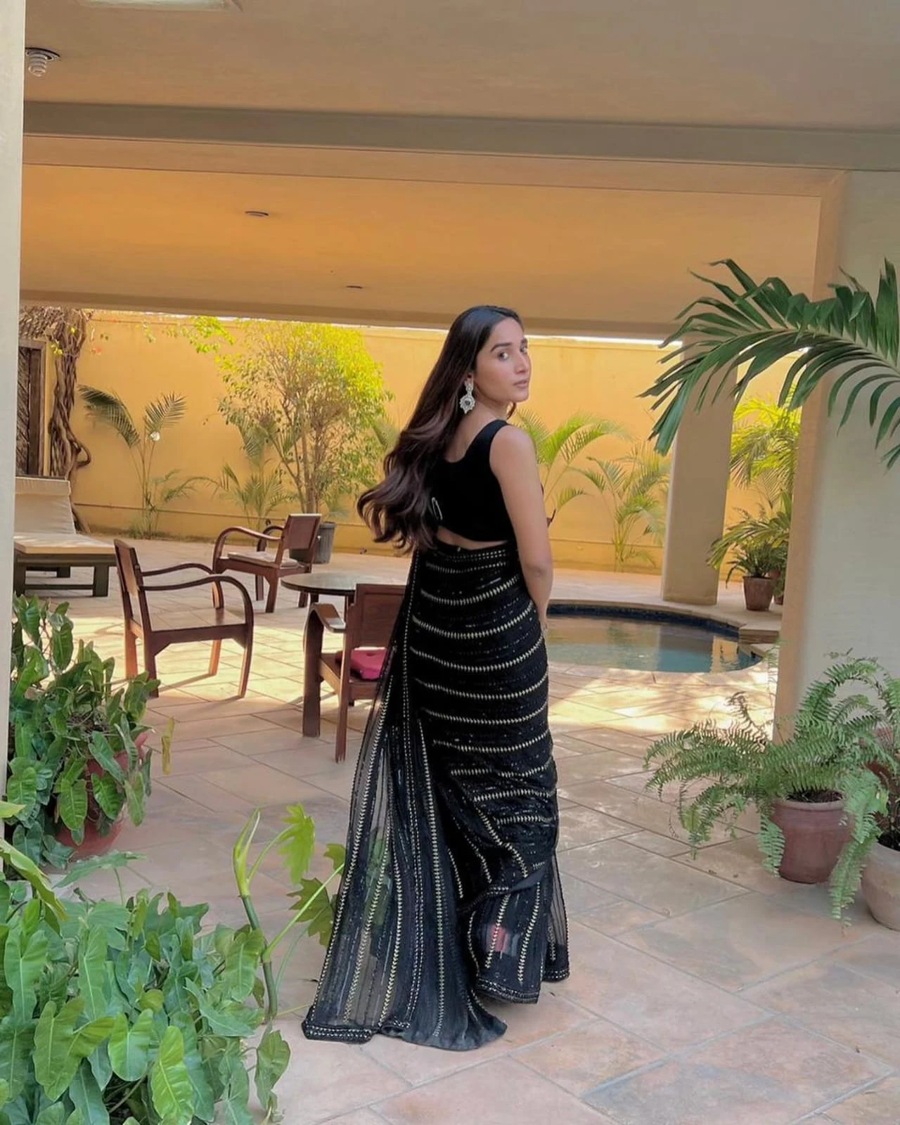 Vardan Ethnic Jr 595 Georgette Wholesale Fancy Saree — Wholesale Sarees, MPA wholesale from Surat — view 6